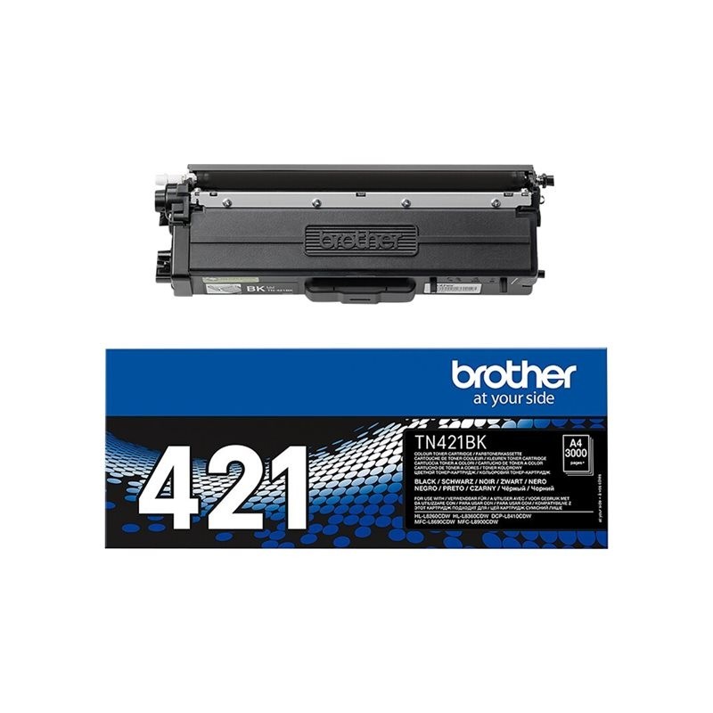 BROTHER TN421BK Toner Brother TN421 black 3000str HL-L8260CDW/HL-L8360CDW/DCP-L8410CDW