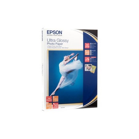 EPSON C13S041944 Papier Epson Ultra Glossy photo 300g 13x18 50ark EPSON C13S041944 Papier Epson Ultra Glossy photo 300g 13x18 50ark