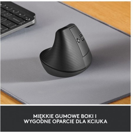 Mysz Lift Grafit dla praworęcznych 910-006473 Mysz Lift Grafit dla praworęcznych 910-006473