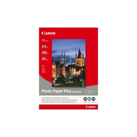 CANON 1686B026 Papier Canon SG201 Photo Paper Plus Semi-glossy 260g A3 20ark