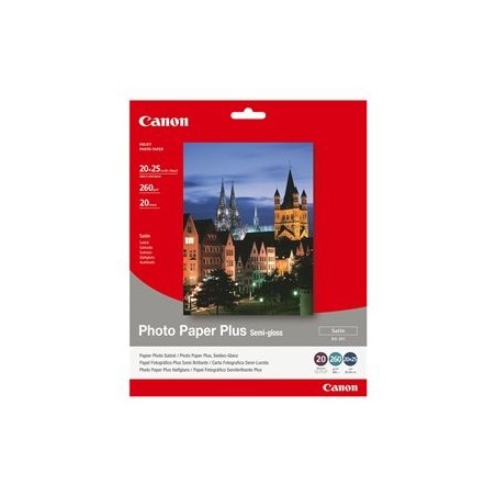CANON 1686B018 Papier Canon SG201 Photo Paper Plus Semi-glossy 260g 20x25cm 20ark