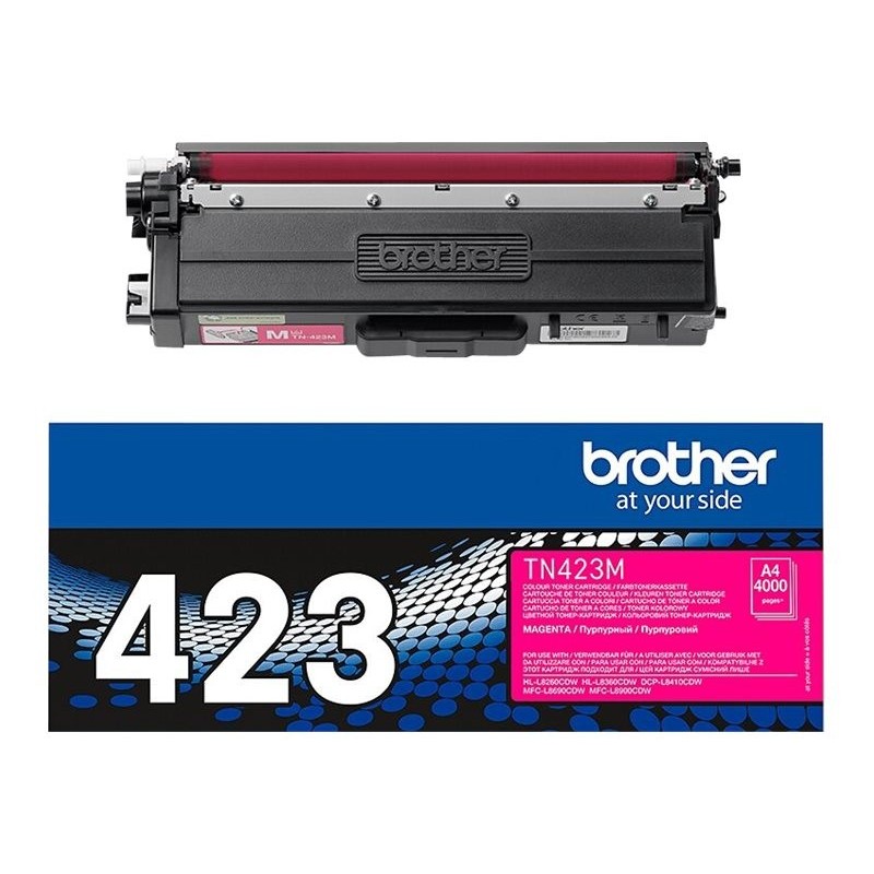 BROTHER TN423M Toner Brother TN423 magenta 4000str HL-L8260CDW/HL-L8360CDW/DCP-L8410CDW