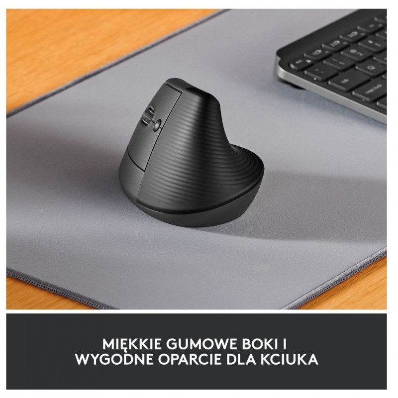 Mysz Lift Grafit dla leworęcznych 910-006474 Mysz Lift Grafit dla leworęcznych 910-006474