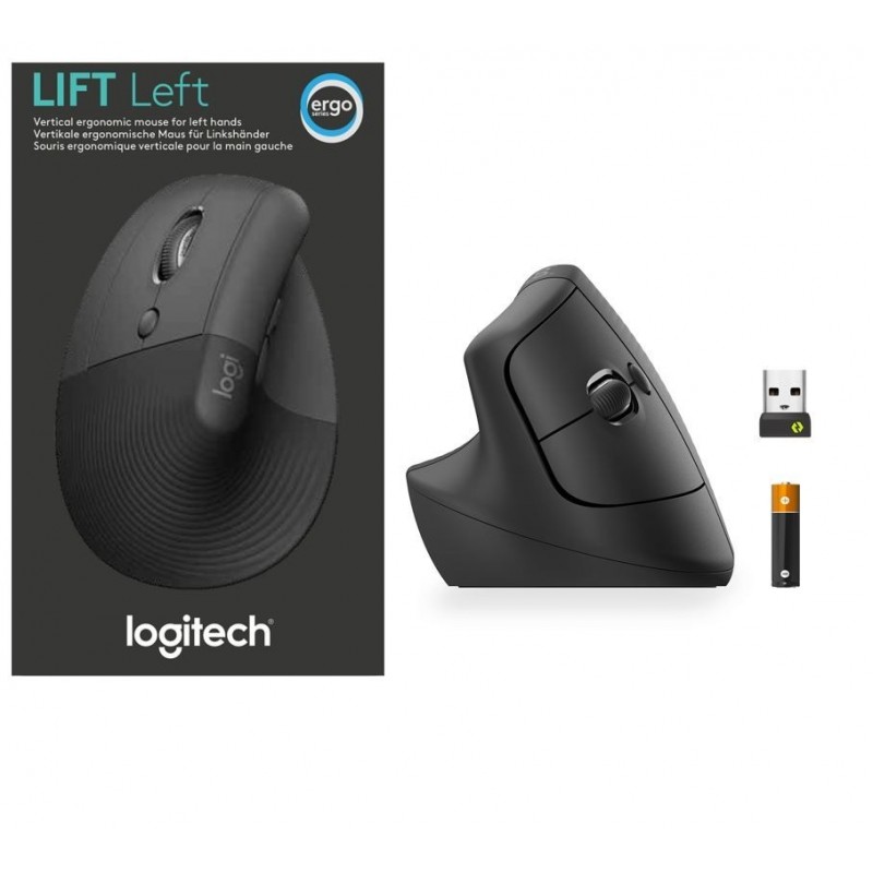 Mysz Lift Grafit dla leworęcznych 910-006474 Mysz Lift Grafit dla leworęcznych 910-006474