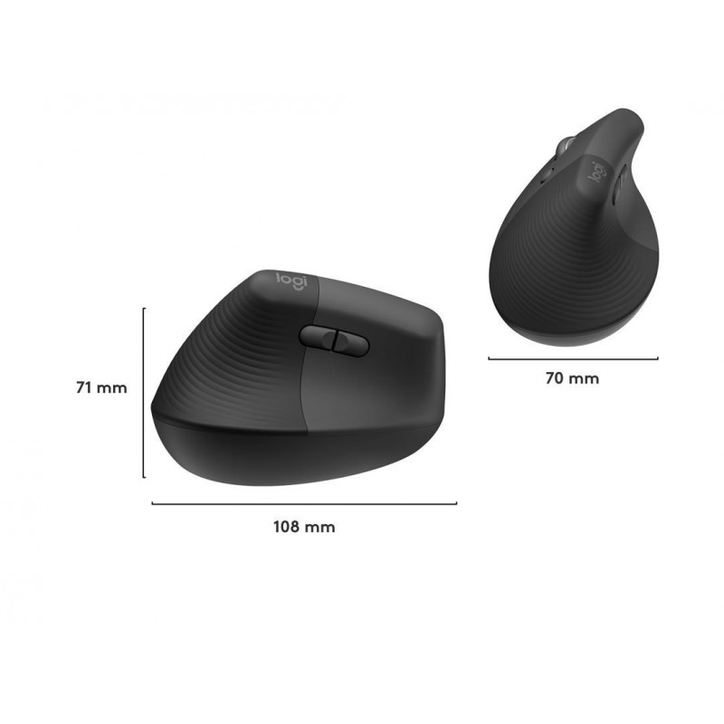 Mysz Lift Grafit dla leworęcznych 910-006474 Mysz Lift Grafit dla leworęcznych 910-006474