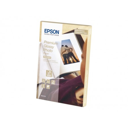 EPSON C13S042153 Papier Epson Premium Glossy photo 255g 10x15 40ark EPSON C13S042153 Papier Epson Premium Glossy photo 255g 10x15 40ark