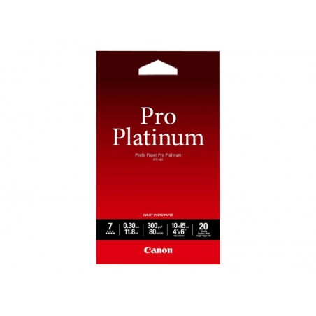CANON 2768B013 Papier Canon PT101 Pro Platinum Photo 300g 10x15cm 20ark