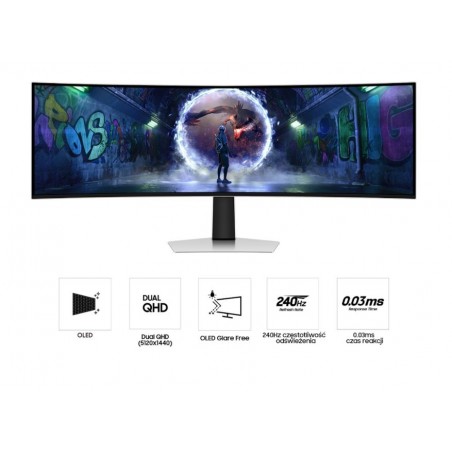 Monitor Gamingowy Odyssey 49 cali G93SD LS49DG934SUXEN Monitor Gamingowy Odyssey 49 cali G93SD LS49DG934SUXEN