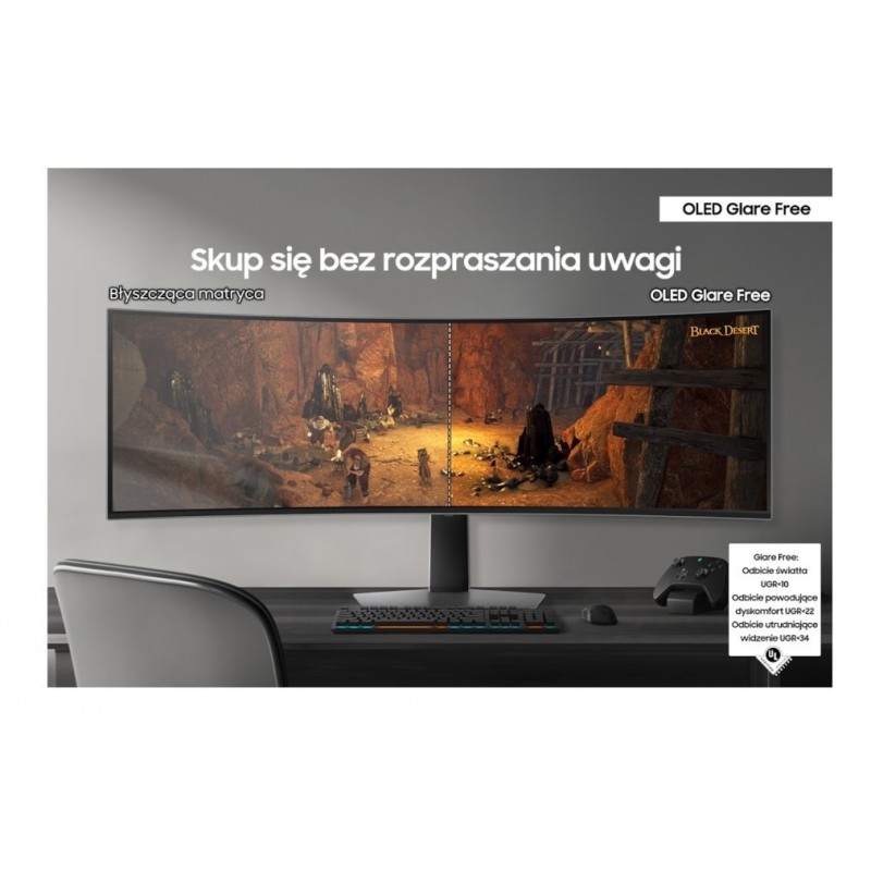 Monitor Gamingowy Odyssey 49 cali G93SD LS49DG934SUXEN Monitor Gamingowy Odyssey 49 cali G93SD LS49DG934SUXEN