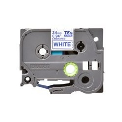 BROTHER TZE253 Taśma Brother 24mm BLUE ON WHITE