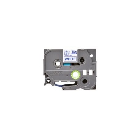 BROTHER TZE253 Taśma Brother 24mm BLUE ON WHITE