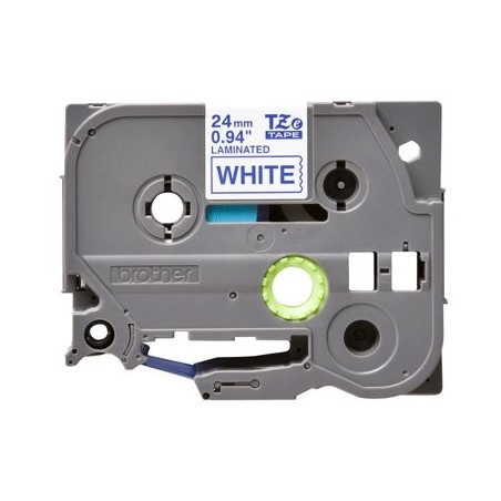 BROTHER TZE253 Taśma Brother 24mm BLUE ON WHITE