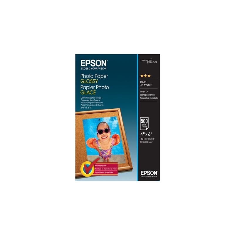 EPSON Photo Paper Glossy 10x15cm 500 sh EPSON Photo Paper Glossy 10x15cm 500 sh