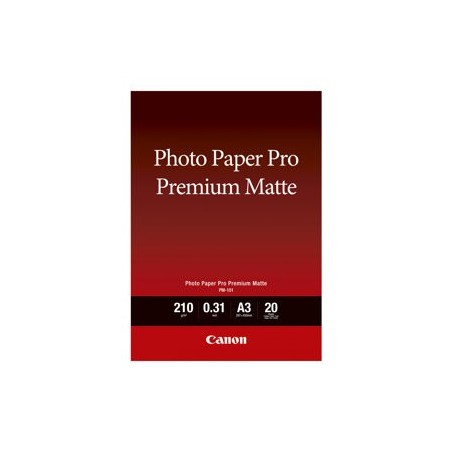 CANON Photo Paper Premium Matte A3 20 sheets