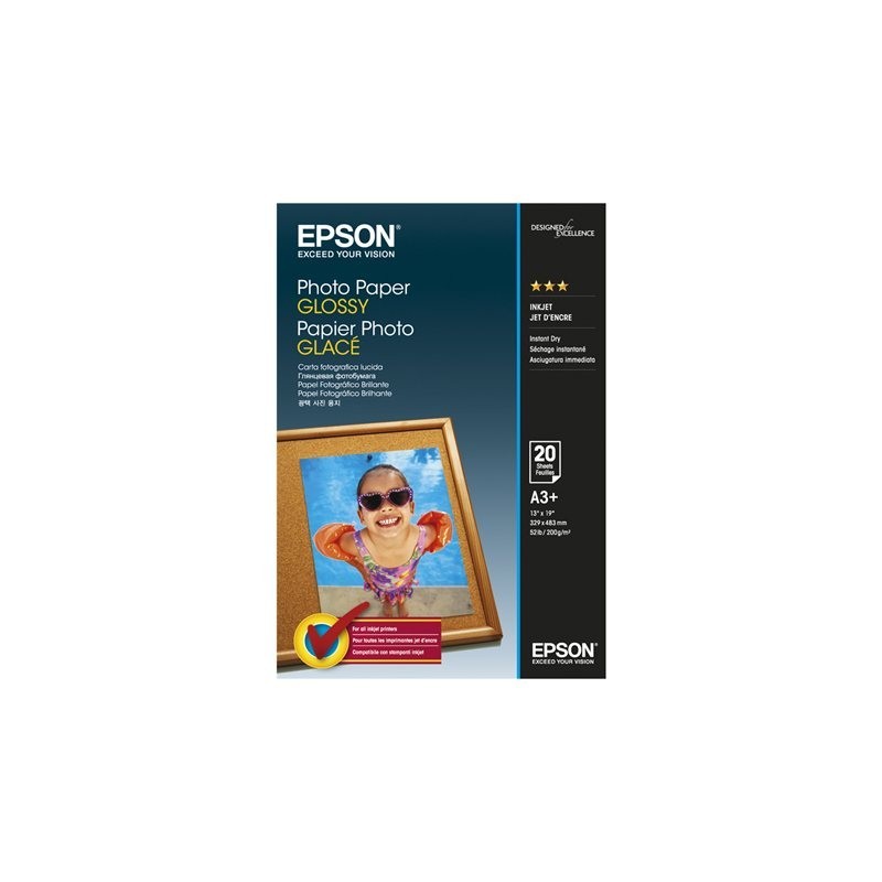 EPSON Photo Paper Glossy A3+ 20 sheet EPSON Photo Paper Glossy A3+ 20 sheet