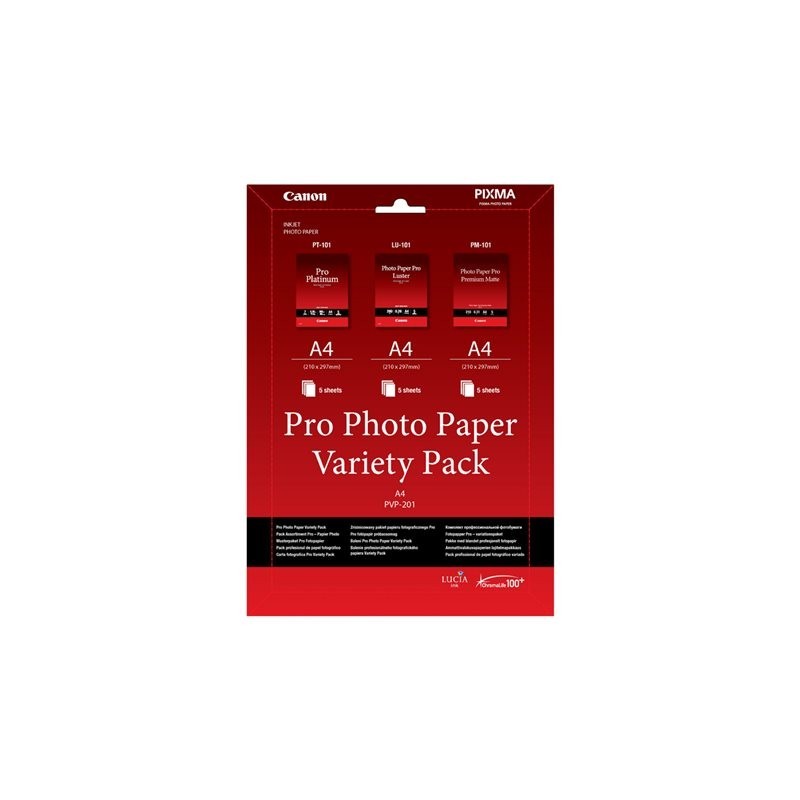CANON Pro Photo Paper Variety Pack A4 PVP-201