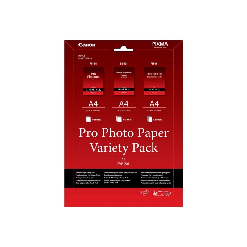 CANON Pro Photo Paper Variety Pack A4 PVP-201