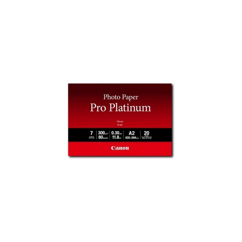 CANON PT-101 A2 photo paper platinum 20 sheets