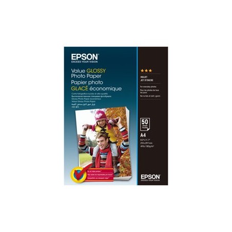 EPSON C13S400036 Papier Epson Value photo 200g A4 50 ark EPSON C13S400036 Papier Epson Value photo 200g A4 50 ark
