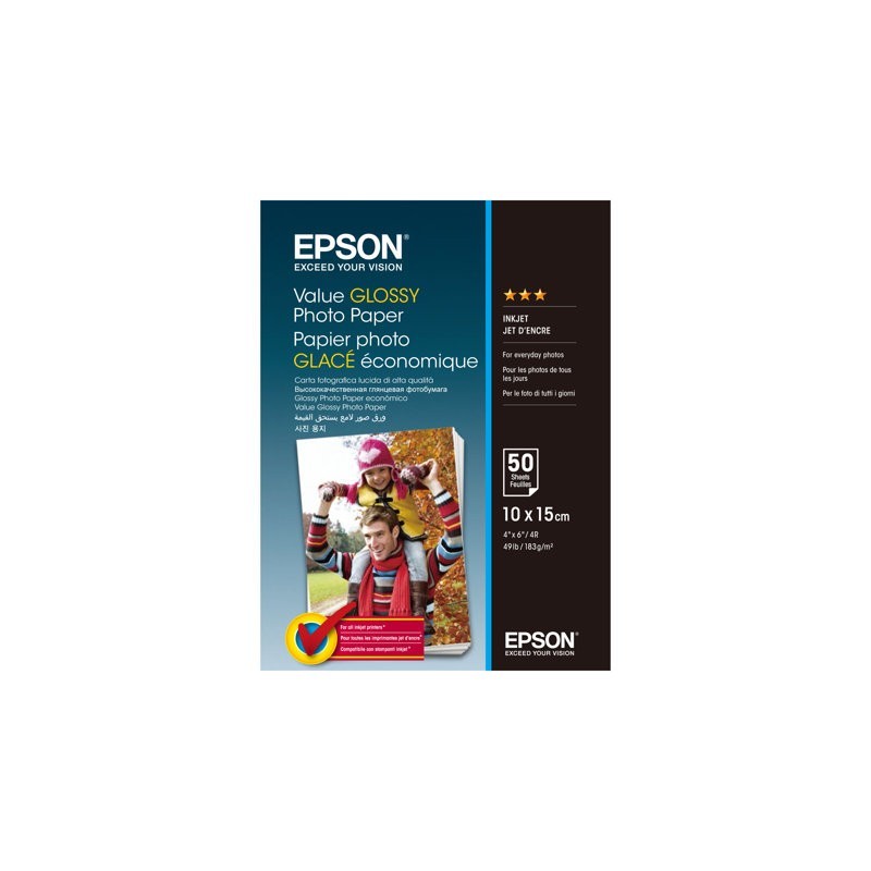 EPSON Value Photo Paper 10x15cm 50 sheets EPSON Value Photo Paper 10x15cm 50 sheets