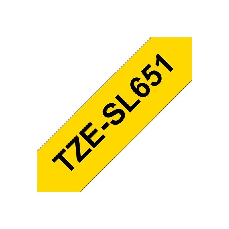 BROTHER TZeSL651 tape Black on Yellow 24mm