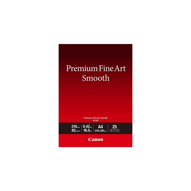 CANON FA-SM2 A4 25Sheets Premium Fine Art Smooth Paper CANON FA-SM2 A4 25Sheets Premium Fine Art Smooth Paper