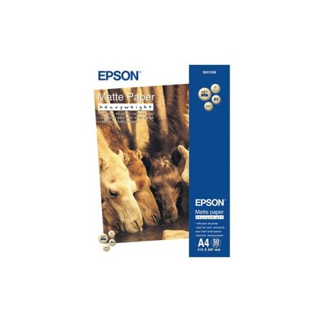 EPSON C13S041256 Papier Epson Epson matte Heavyweight 167g A4 50ark EPSON C13S041256 Papier Epson Epson matte Heavyweight 167g A4 50ark