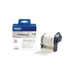 BROTHER DK22212 Taśma Brother Film White Film tape 62mm BROTHER DK22212 Taśma Brother Film White Film tape 62mm