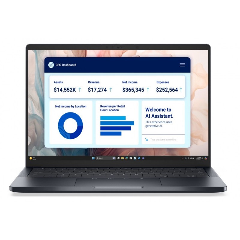 Laptop Dell Pro 14 Premium PA14250 W11P U7-268V/32GB/512GB SSD/FgrPr/IRCam&Mic/WLAN+BT|14.0 QHD+ Touch/BcklKb/3C/vPro/3YPS Laptop Dell Pro 14 Premium PA14250 W11P U7-268V/32GB/512GB SSD/FgrPr/IRCam&Mic/WLAN+BT|14.0 QHD+ Touch/BcklKb/3C/vPro/3YPS