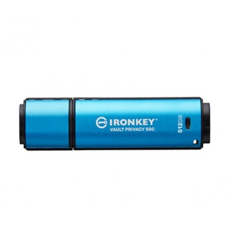 Pendrive 512GB IronKey Vault Privacy50C AES-256 FIPS-197 Pendrive 512GB IronKey Vault Privacy50C AES-256 FIPS-197