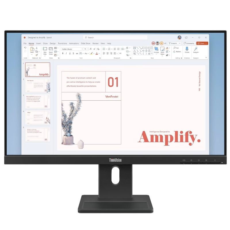 Monitor LENOVO ThinkVision E24-40 23.8" 1920x1080px IPS 100Hz 4 ms Głośniki Monitor LENOVO ThinkVision E24-40 23.8" 1920x1080px IPS 100Hz 4 ms Głośniki