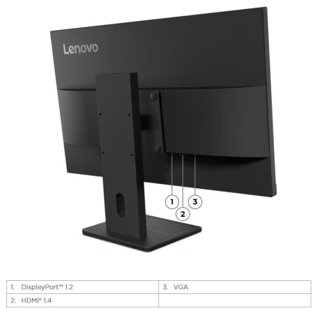 Monitor LENOVO ThinkVision E24-40 23.8" 1920x1080px IPS 100Hz 4 ms Głośniki Monitor LENOVO ThinkVision E24-40 23.8" 1920x1080px IPS 100Hz 4 ms Głośniki