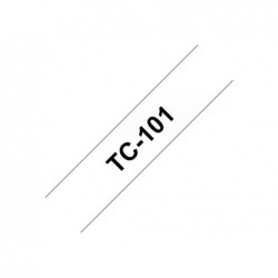 BROTHER P-Touch TC-101 black on clear 12mm BROTHER P-Touch TC-101 black on clear 12mm