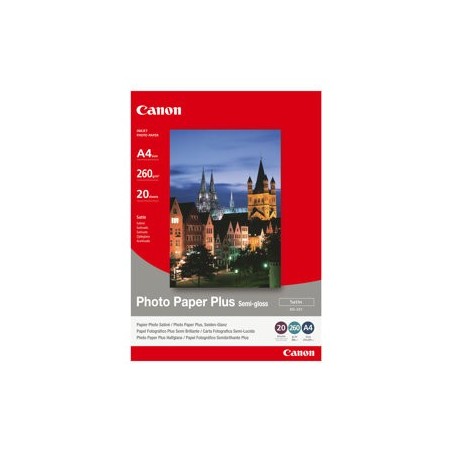 CANON 1686B021 Papier Canon SG201 Photo Paper Plus Semi-glossy 260g A4 20ark CANON 1686B021 Papier Canon SG201 Photo Paper Plus Semi-glossy 260g A4 20ark