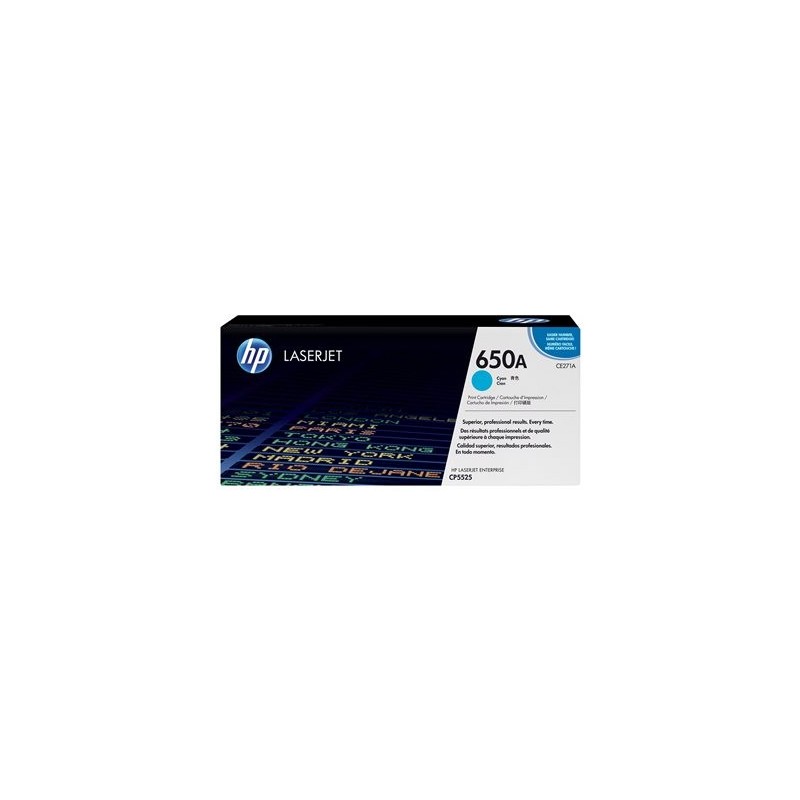 HP CE271A Toner HP cyan 15 000 str LaserJet CP5525 HP CE271A Toner HP cyan 15 000 str LaserJet CP5525