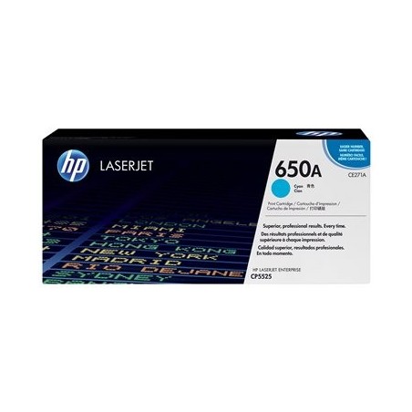 HP CE271A Toner HP cyan 15 000 str LaserJet CP5525 HP CE271A Toner HP cyan 15 000 str LaserJet CP5525