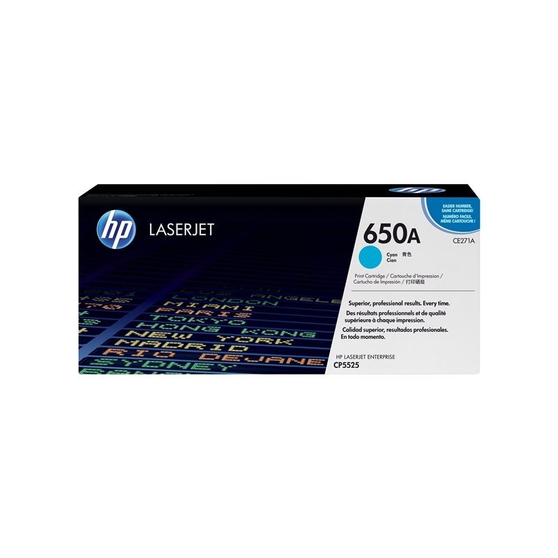 HP CE271A Toner HP cyan 15 000 str LaserJet CP5525 HP CE271A Toner HP cyan 15 000 str LaserJet CP5525
