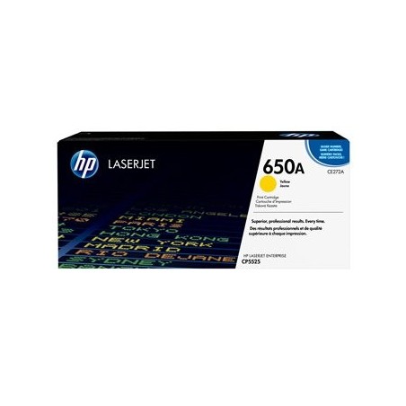 HP CE272A Toner HP yellow 15 000 str LaserJet CP5525 HP CE272A Toner HP yellow 15 000 str LaserJet CP5525