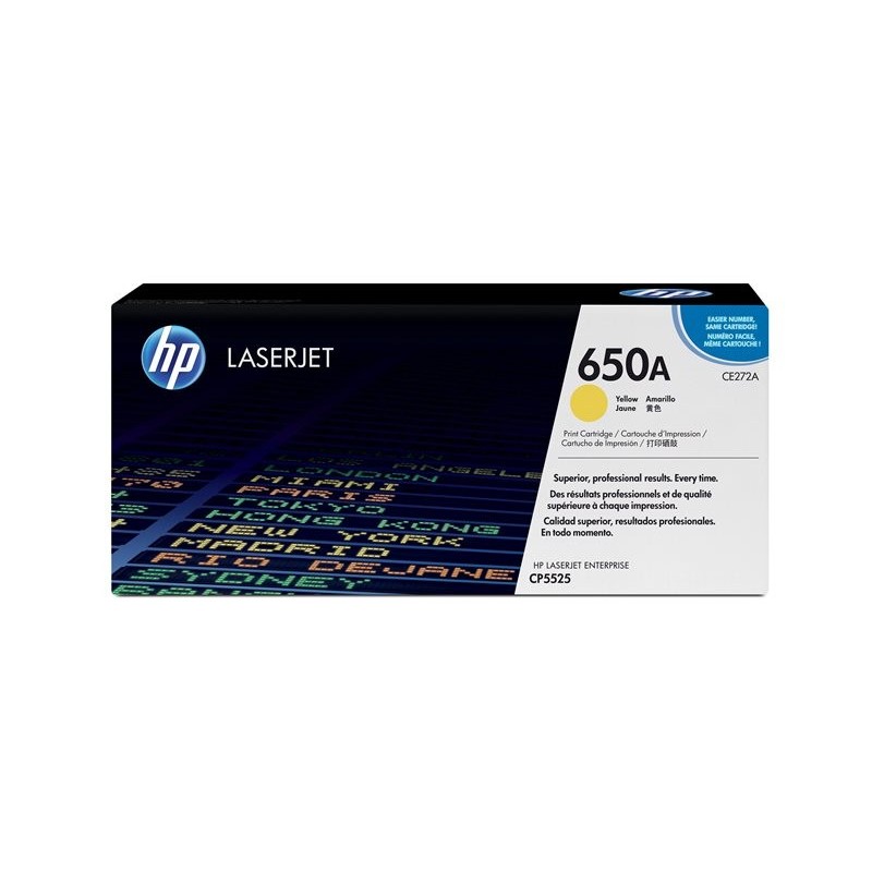 HP CE272A Toner HP yellow 15 000 str LaserJet CP5525 HP CE272A Toner HP yellow 15 000 str LaserJet CP5525