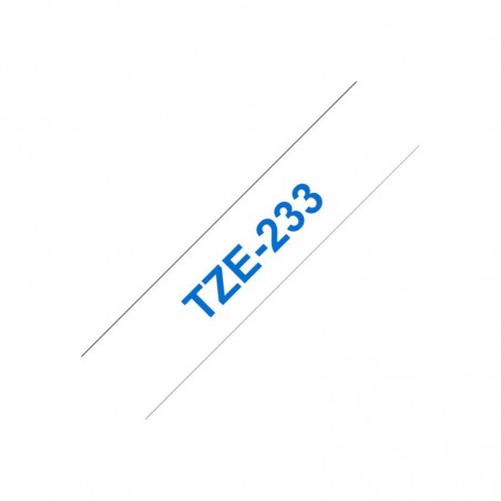BROTHER TZE233 Tásma Brother12mm BLUE ON WHITE BROTHER TZE233 Tásma Brother12mm BLUE ON WHITE