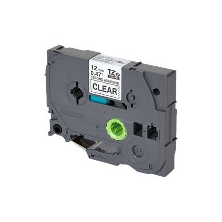 BROTHER TZES131 Taśma Brother 12mm BLACK ON CLEAR ADHESIVE TAPE BROTHER TZES131 Taśma Brother 12mm BLACK ON CLEAR ADHESIVE TAPE