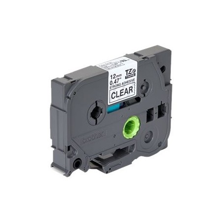 BROTHER TZES131 Taśma Brother 12mm BLACK ON CLEAR ADHESIVE TAPE BROTHER TZES131 Taśma Brother 12mm BLACK ON CLEAR ADHESIVE TAPE