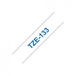 BROTHER TZE133 Taśma Brother 12mm BLUE ON CLEAR BROTHER TZE133 Taśma Brother 12mm BLUE ON CLEAR