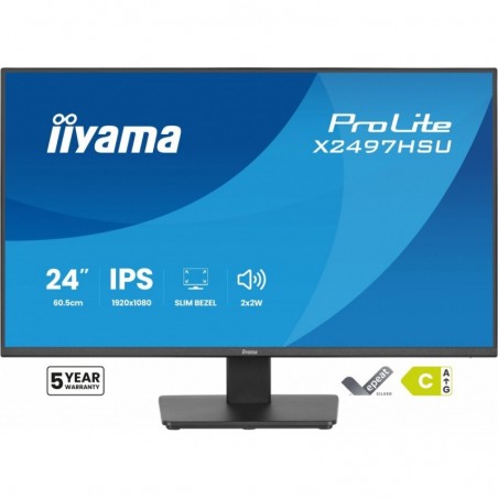 Monitor ProLite 23.8 cala X2497HSU-B1 IPS,FHD,HDMI,DP,120Hz,350CD,2xUSBv3.2, 2xUSB-C, GW 5lat Monitor ProLite 23.8 cala X2497HSU-B1 IPS,FHD,HDMI,DP,120Hz,350CD,2xUSBv3.2, 2xUSB-C, GW 5lat