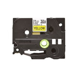BROTHER TZEFX651 Taśma Brother 24mm BLACK ON YELLOW FLEXIBLE ID BROTHER TZEFX651 Taśma Brother 24mm BLACK ON YELLOW FLEXIBLE ID