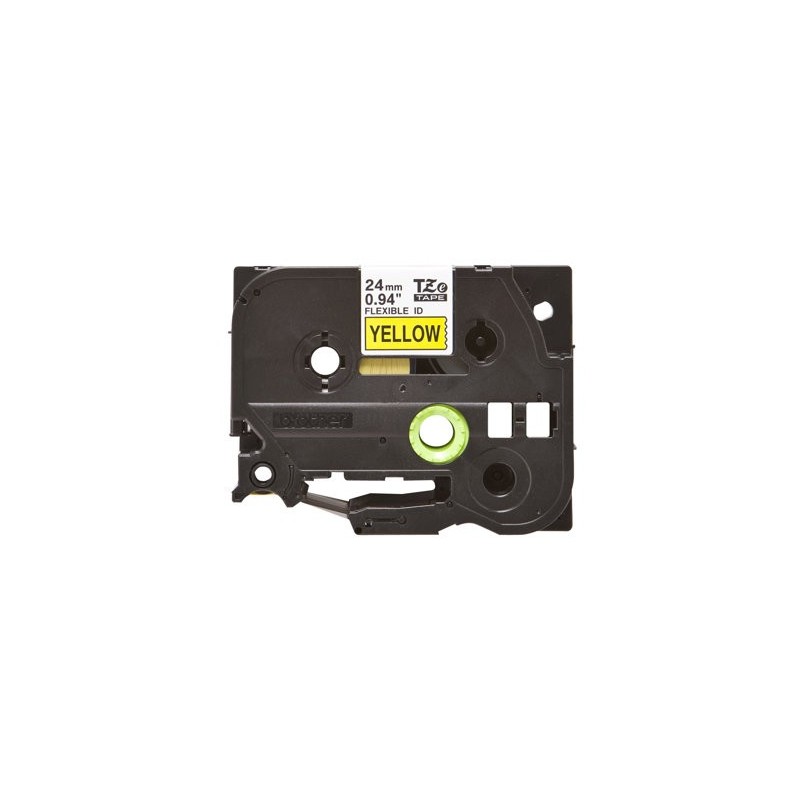 BROTHER TZEFX651 Taśma Brother 24mm BLACK ON YELLOW FLEXIBLE ID BROTHER TZEFX651 Taśma Brother 24mm BLACK ON YELLOW FLEXIBLE ID