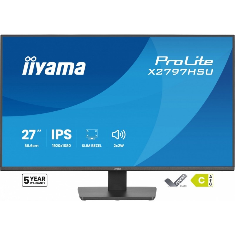 Monitor ProLite 27 cali X2797HSU-B1 IPS,FHD,HDMI,DP,120Hz,350CD,2xUSBv3.2, 2xUSB-C, GW 5lat Monitor ProLite 27 cali X2797HSU-B1 IPS,FHD,HDMI,DP,120Hz,350CD,2xUSBv3.2, 2xUSB-C, GW 5lat