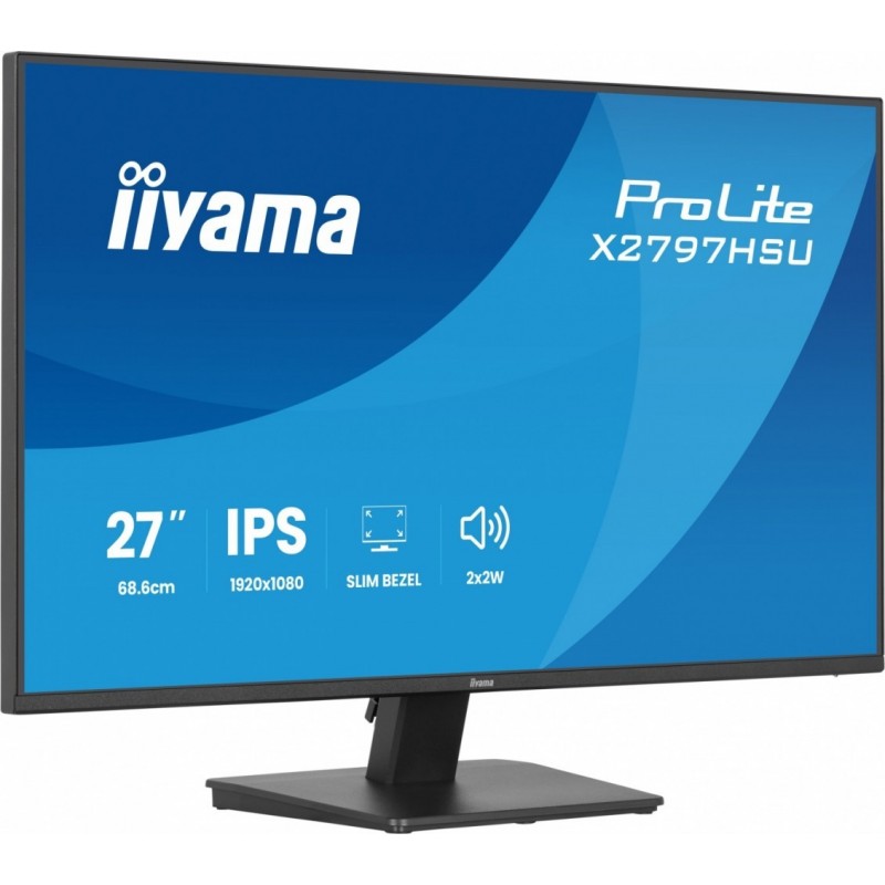 Monitor ProLite 27 cali X2797HSU-B1 IPS,FHD,HDMI,DP,120Hz,350CD,2xUSBv3.2, 2xUSB-C, GW 5lat Monitor ProLite 27 cali X2797HSU-B1 IPS,FHD,HDMI,DP,120Hz,350CD,2xUSBv3.2, 2xUSB-C, GW 5lat