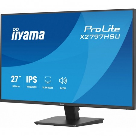 Monitor ProLite 27 cali X2797HSU-B1 IPS,FHD,HDMI,DP,120Hz,350CD,2xUSBv3.2, 2xUSB-C, GW 5lat Monitor ProLite 27 cali X2797HSU-B1 IPS,FHD,HDMI,DP,120Hz,350CD,2xUSBv3.2, 2xUSB-C, GW 5lat