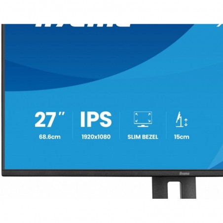 Monitor ProLite 27 cali XB2797HSU-B1 IPS,FHD,HDMI,DP,120Hz,2xUSBv3.2, 2xUSB-C, 350 CD, 2x2W, HAS 150/PIVOT Monitor ProLite 27 cali XB2797HSU-B1 IPS,FHD,HDMI,DP,120Hz,2xUSBv3.2, 2xUSB-C, 350 CD, 2x2W, HAS 150/PIVOT